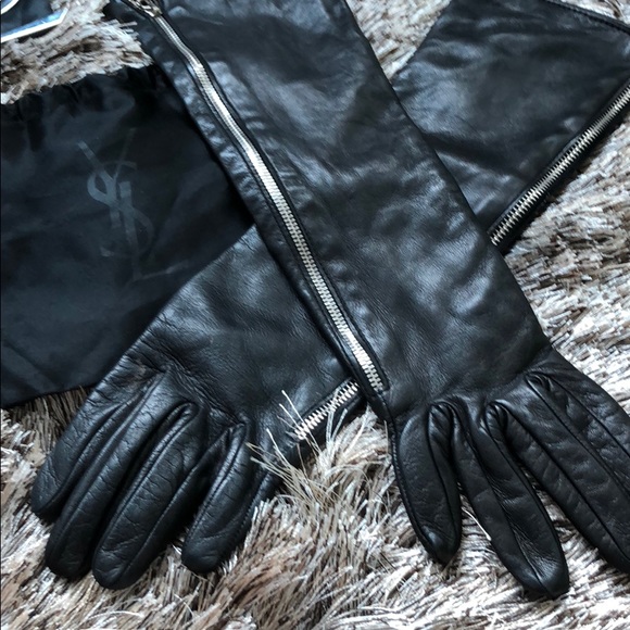 Yves Saint Laurent Accessories - YSL Leather Gloves 🧤